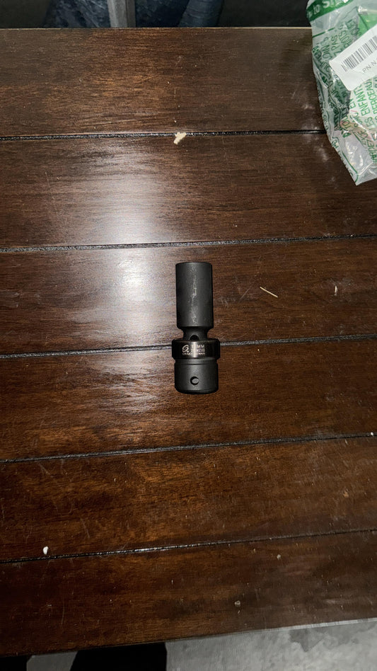 19mm Drive Metric Deep Impact Swivel Universal Joint Socket
