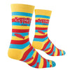 Crazy Fun Print Crew Socks Colorful Novelty Casual Comfortable Unisex Wear