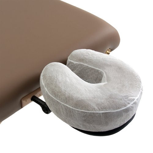 EARTHLITE Fitted Disposable Face Cradle Covers â€“ Medical-Grade, Soft, Non-Sticking Massage Headrest Covers for Massage Tables & Massage Chairs (50 count)