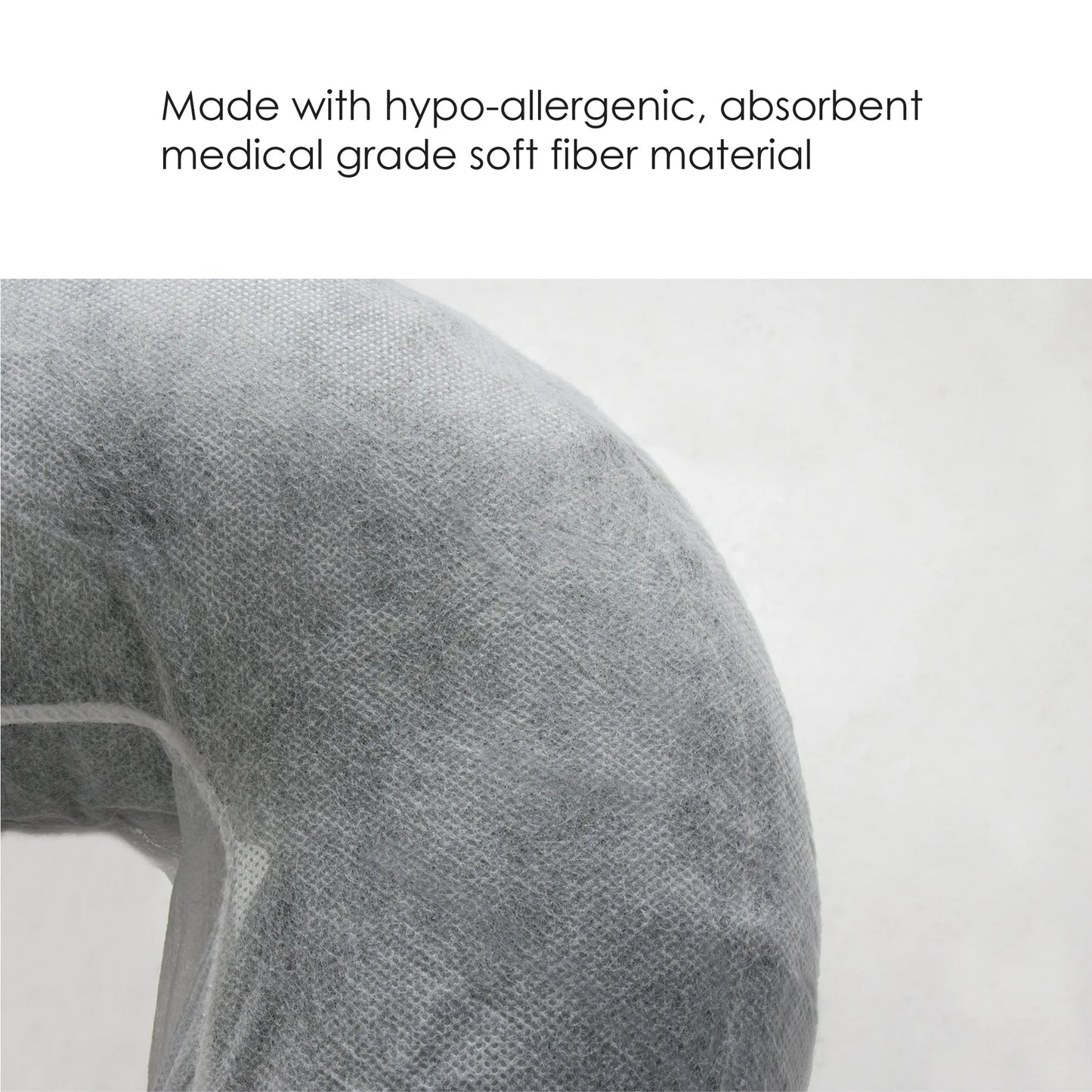 EARTHLITE Fitted Disposable Face Cradle Covers â€“ Medical-Grade, Soft, Non-Sticking Massage Headrest Covers for Massage Tables & Massage Chairs (50 count)