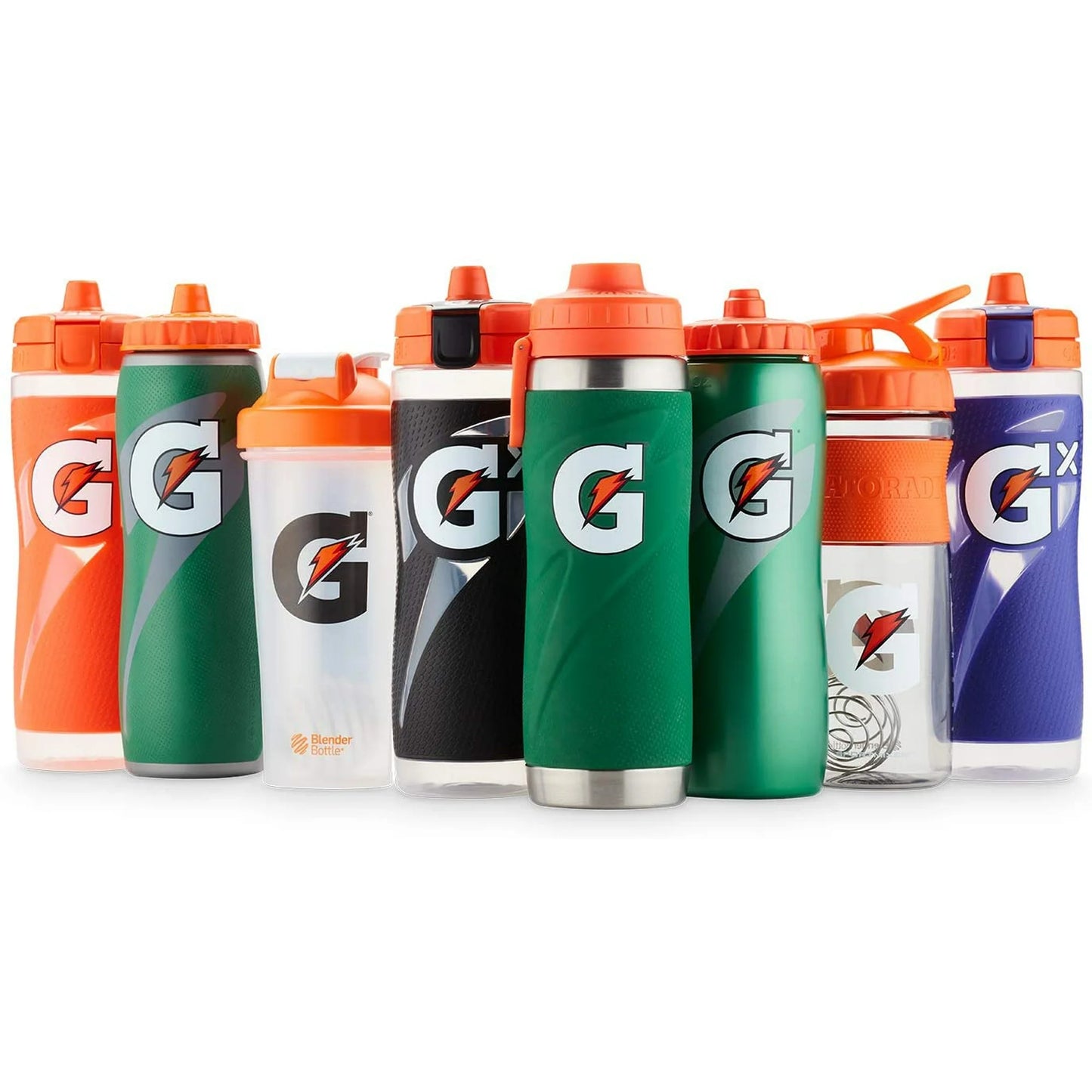 Gatorade 32oz Gator-skin Bottle, Green, One Size