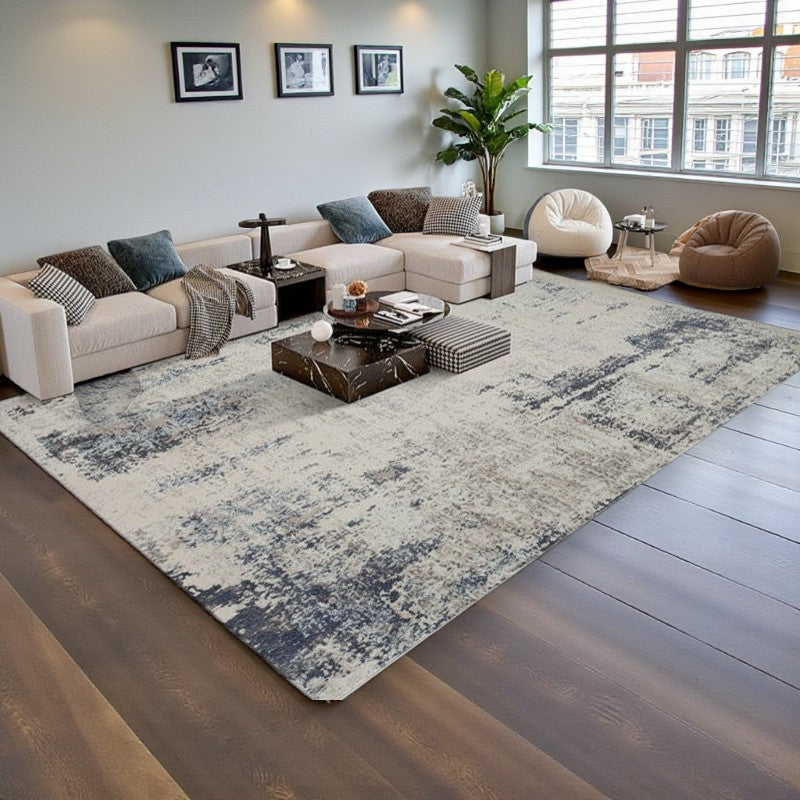 Modern Otello Gray Area Rug – 5' × 7' – Classic Persian-Inspired Design - Yalz Store