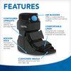 United Ortho Short Air Cam Walker Boot Large Black - Yalz Store