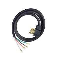 Electric Dryer Replacement Power Cord – 4 ft, 10/3, 30 Amp, 125/250V - Yalz Store