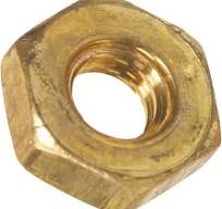 100-Pack Brass Machine Nuts - 6-32 Size Premium Fasteners