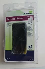 Universal Table Top Plug-In Dimmer Switch - Full Range Slide Control for LED, Halogen & Incandescent Lamps (Black) - Yalz Store