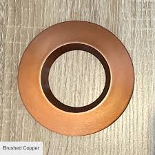 Premium Antique Copper Lamp Shade Holder – Adjustable Light Fixture Collar with Thumb Screws - Yalz Store