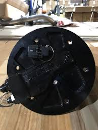 Heavy-Duty Weatherproof Round Electrical Box - 5-Hole Outdoor Outlet Box for Security Lights & Exterior Fixtures - Yalz Store