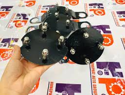 Heavy-Duty Weatherproof Round Electrical Box - 5-Hole Outdoor Outlet Box for Security Lights & Exterior Fixtures - Yalz Store