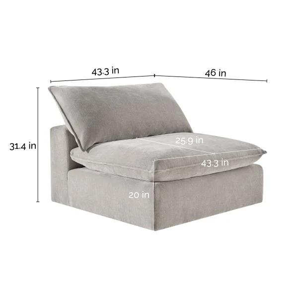 SEREEN ARMLESS CHAIR