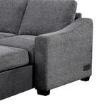 ARIA SOFA CHAISE GRAY