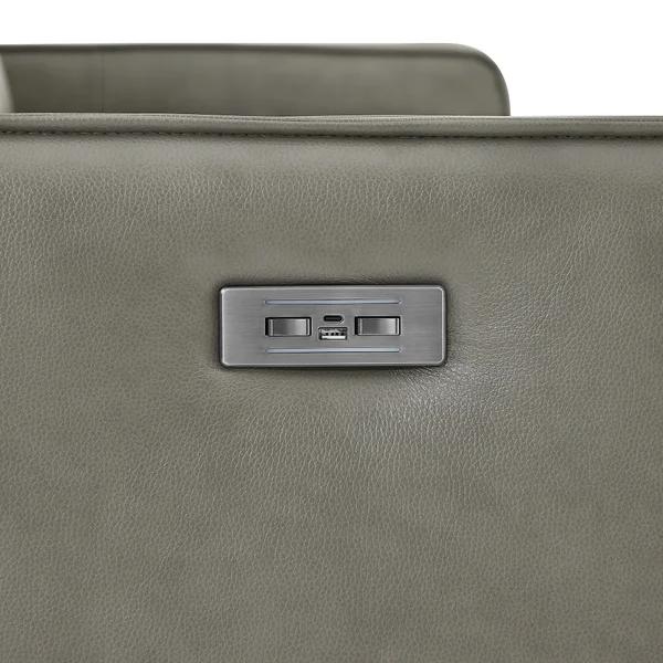 KEIRA LTHR POWER SOFA