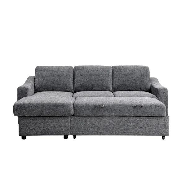 ARIA SOFA CHAISE GRAY