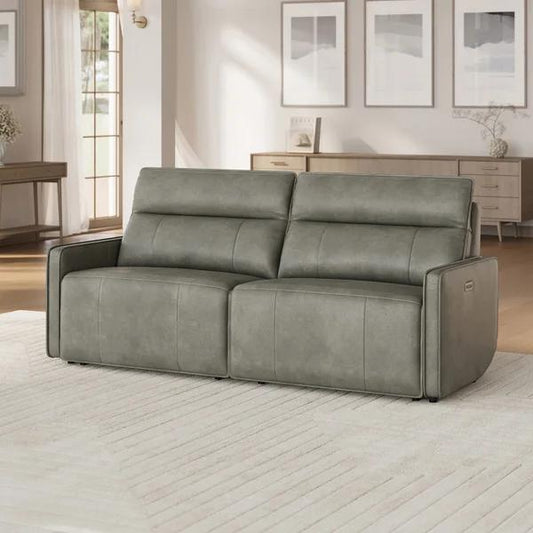 KEIRA LTHR POWER SOFA
