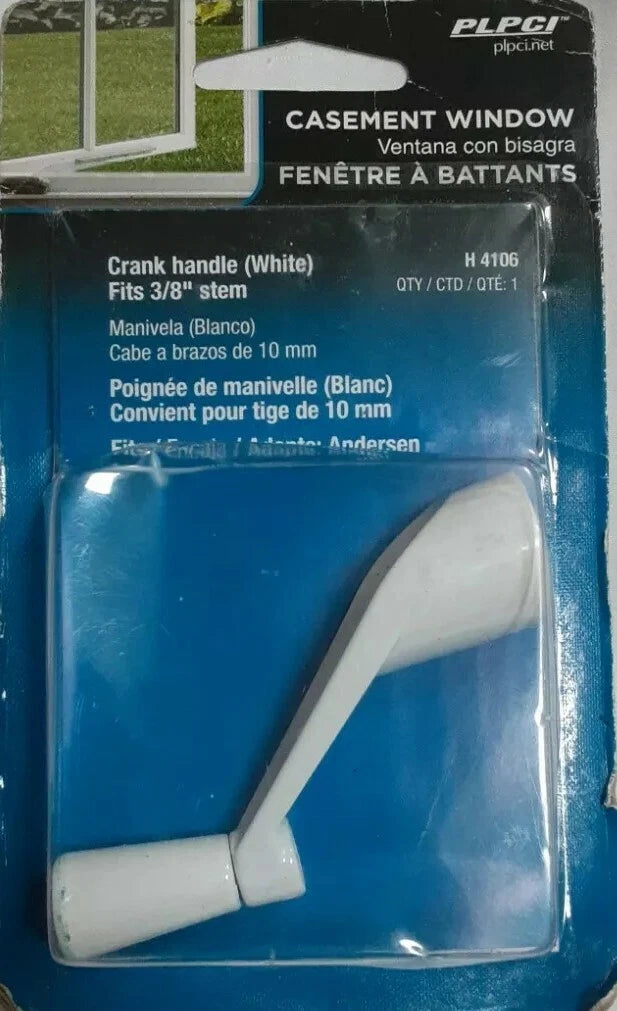 Casement Window Crank Handle – White - Yalz Store