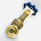 Heavy-Duty Brass Garden Hose Bibb – Quarter-Turn Outdoor Spigot with Ergonomic Handle