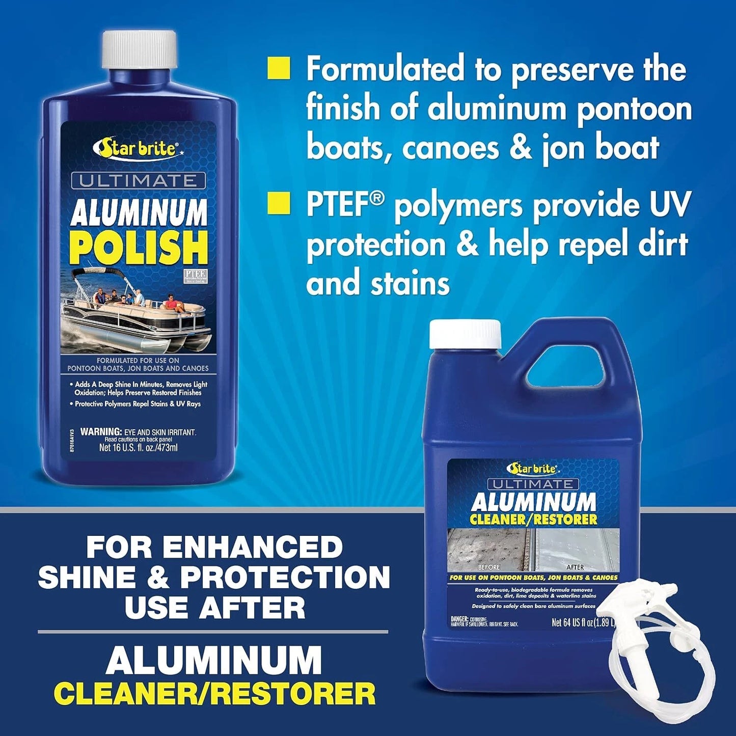 STAR BRITE Ultimate Aluminum Polish - 16 OZ (087616)