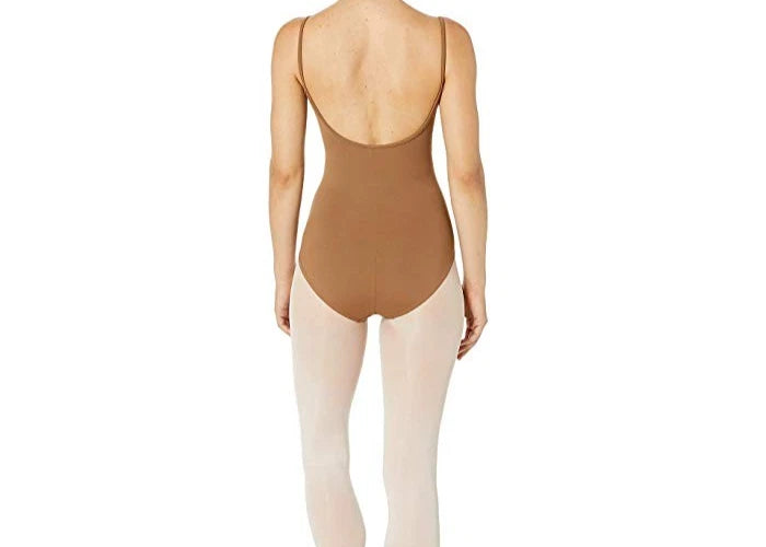 Bloch Dance Women's Nejor Microlux Camisole Leotard, Almond, X-Large