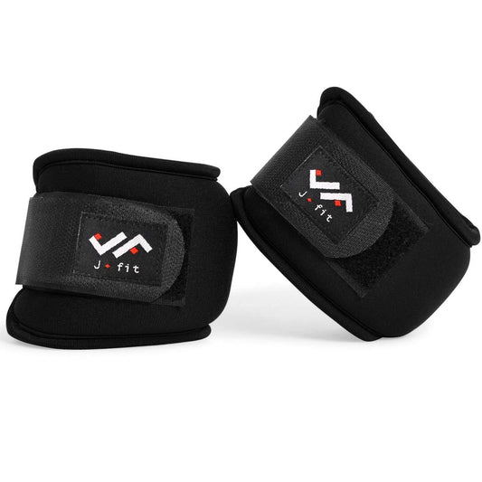 JFIT Wrist Straps for Fitness, 2 LB Pair - Medium/Large Adjustable