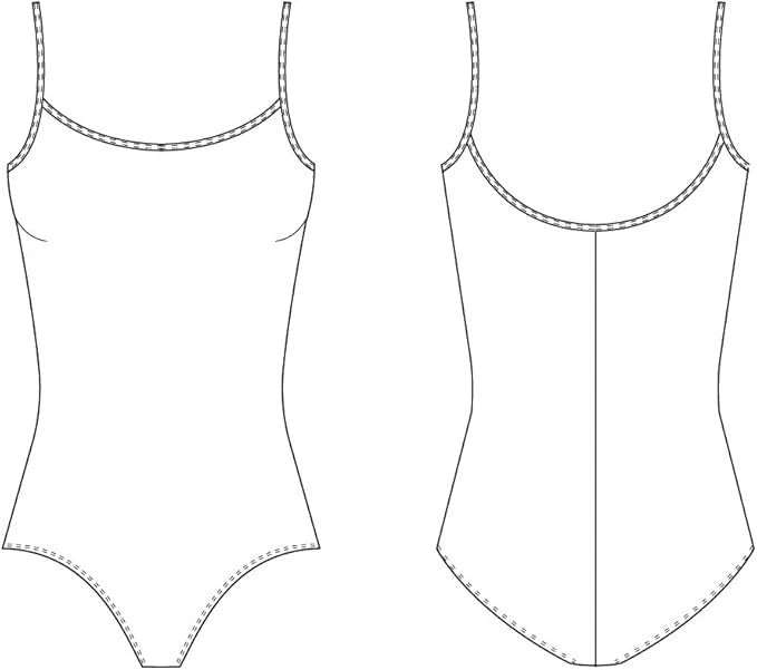 Bloch Dance Women's Nejor Microlux Camisole Leotard, Almond, X-Large