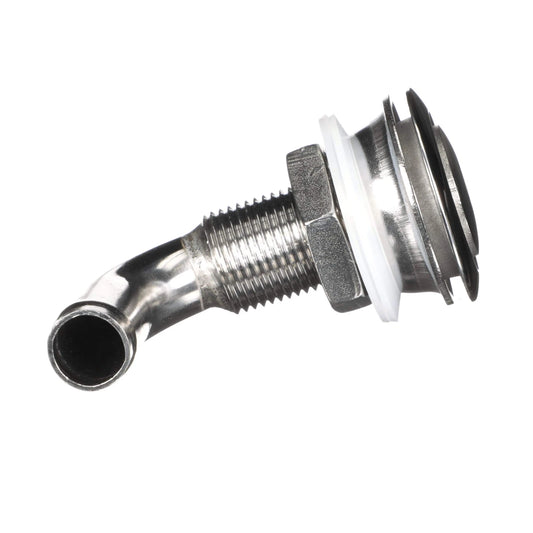 Attwood Enhanced 316 Stainless Steel Alloy Flush-Mount Fuel Vent, 3 1/4-Inch