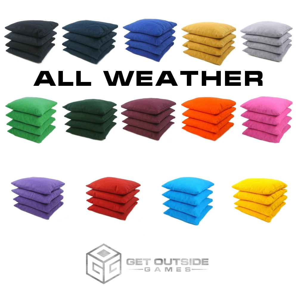 Set of 8 Premium Cornhole Bags – Regulation Size & Weight, All-Weather - Yalz Store