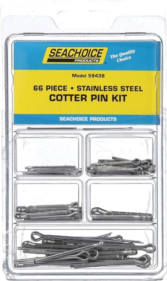 Seachoice Stainless Steel Cotter Pin Kit, 66 Piece